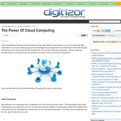 The Power Of Cloud Computing