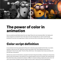 The power of color in animation