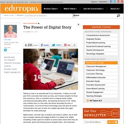 The Power of Digital Story