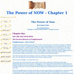 The Power of NOW - Chapter 1
