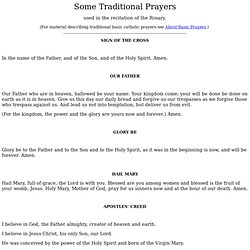 The Prayers of the Catholic Rosary