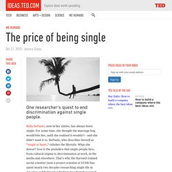 The price of being single