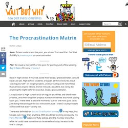 The Procrastination Matrix