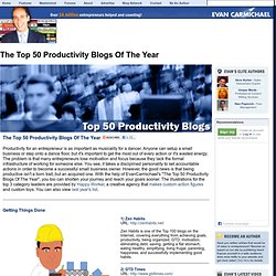 The Top 50 Productivity Blogs Of The Year