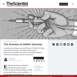 The Promise of mRNA Vaccines