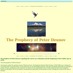 The Prophecy of Peter Deunov