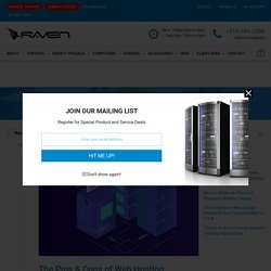 The Pros & Cons of Web Hosting