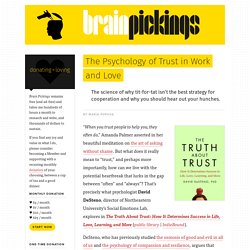 The Psychology of Trust in Work and Love