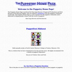 The Puppetry Home Page
