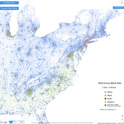 The Racial Dot Map: One Dot Per Person for the Entire U.S.