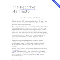 The reactive manifesto