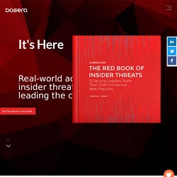The Red Book of Insider Threats