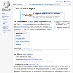 The Red House Report