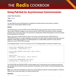 The Redis Cookbook