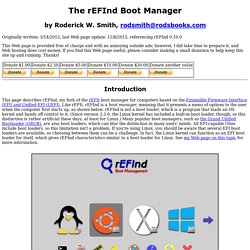 The rEFInd Boot Manager
