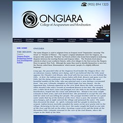 The Region: Ongiara