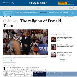 The religion of Donald Trump