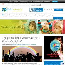 The Rights of the Child: What Are Children’s Rights?