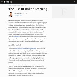 The Rise Of Online Learning