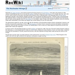 The Rochester Mirage - Rochester Wiki