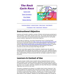 The Rock Cycle Race