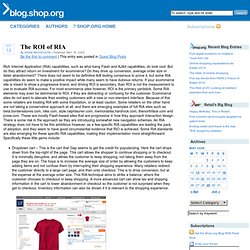 The ROI of RIA » Shop.org Blog