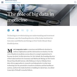 The role of big data in medicine