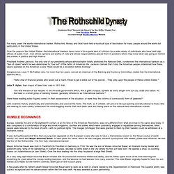 The Rothschild Dynasty