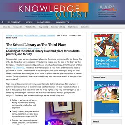 The School Library as The Third Place