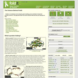 The Science Behind Foldit