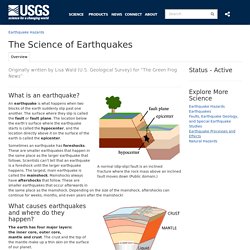 The Science of Earthquakes