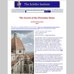 The Secrets of the Florentine Dome