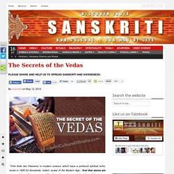The Secrets of the Vedas