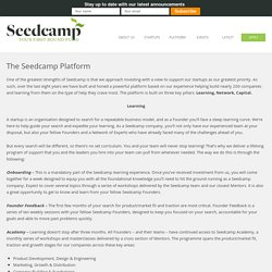 The Seedcamp Platform