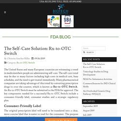 The Self-Care Solution: Rx-to-OTC Switch