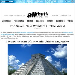 New Seven Wonders of the World