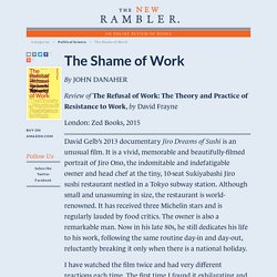 The Shame of Work - New Rambler Review