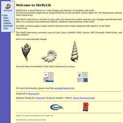 The ShellyLib Home Page - Start