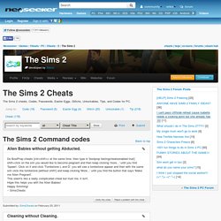 The Sims 2 Cheats (PC Cheats)