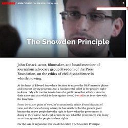 The Snowden Principle