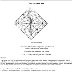 The Spanish Circle