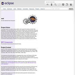 Eclipse web standard tools subproject