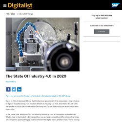 The State Of Industry 4.0 In 2020