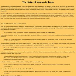 The Status of Women in Islam