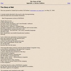 The Story of Mel