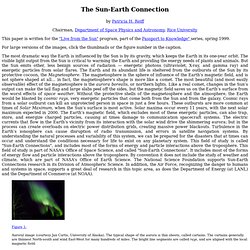 The Sun-Earth Connection
