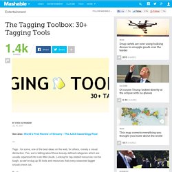 The Tagging Toolbox: 30+ Tagging Tools