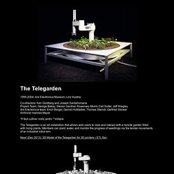 The Telegarden Website