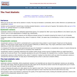 The Test Statistic