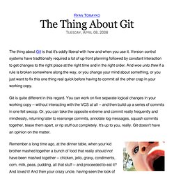 The Thing About Git